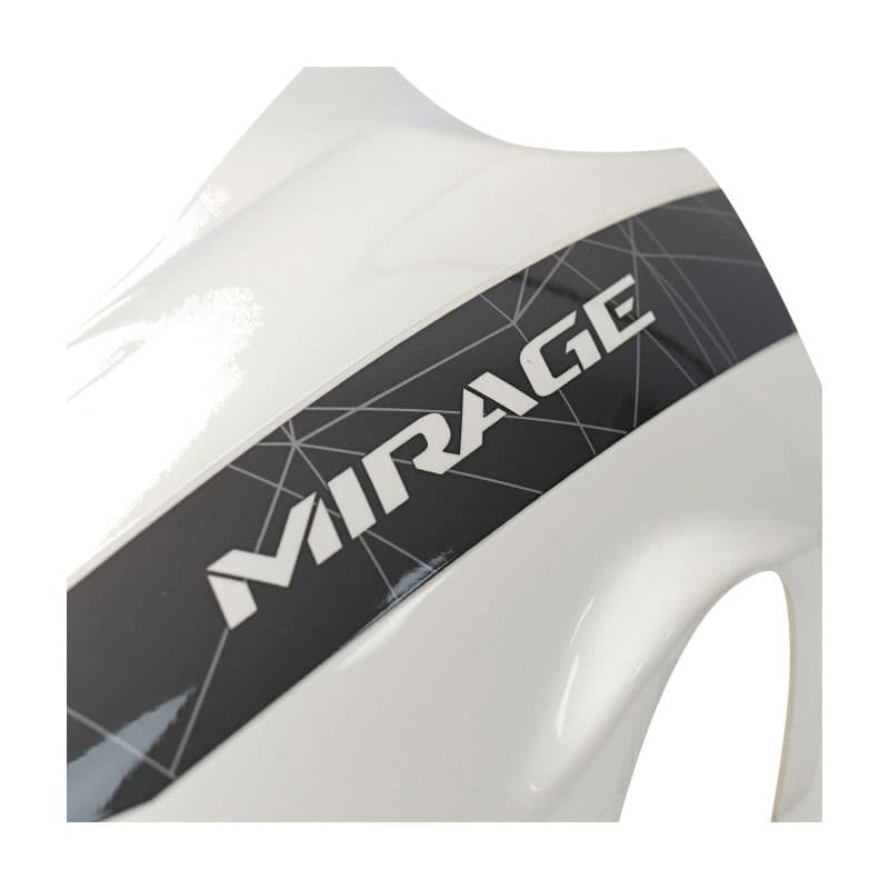 Cacha Trasera Derecha Blanco Perlado Corven Mirage 22 Orig.