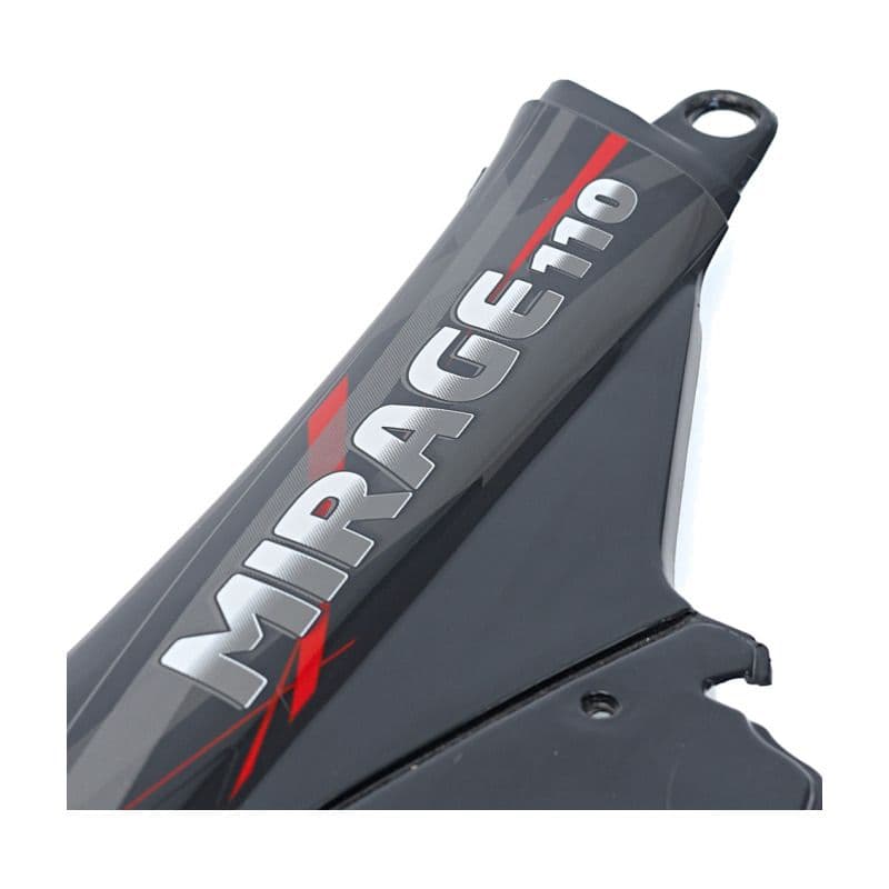 Cacha Intermedia Derecha Negro R2 Corven Mirage 110 R2 Orig.