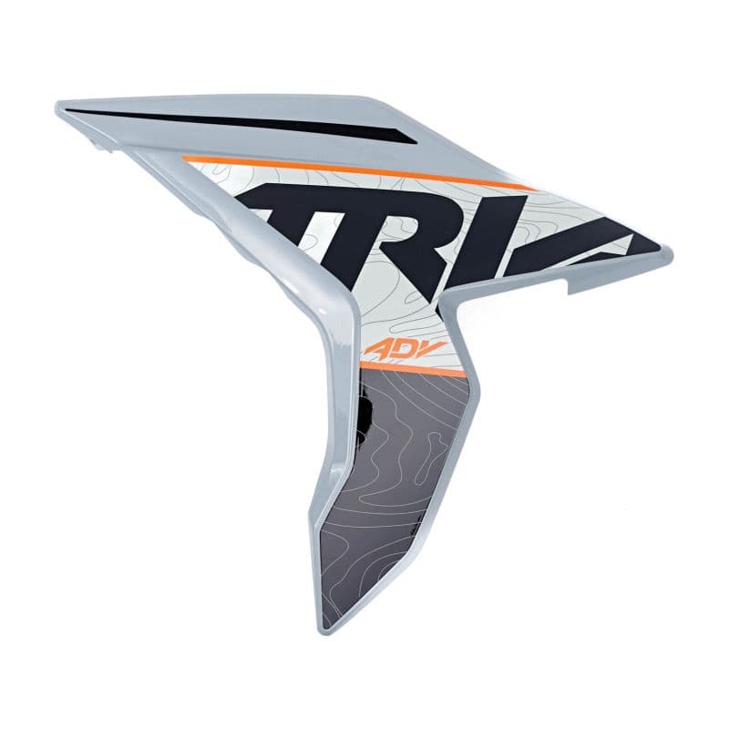 Cacha Lateral Izquierda Gris Corven Triax 250 Adv Original