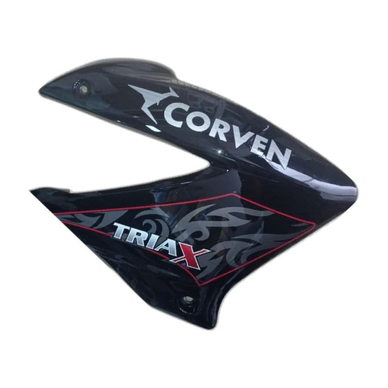 Carenado Delantero Derecho Negro Corven Triax 150 R2 Orig.