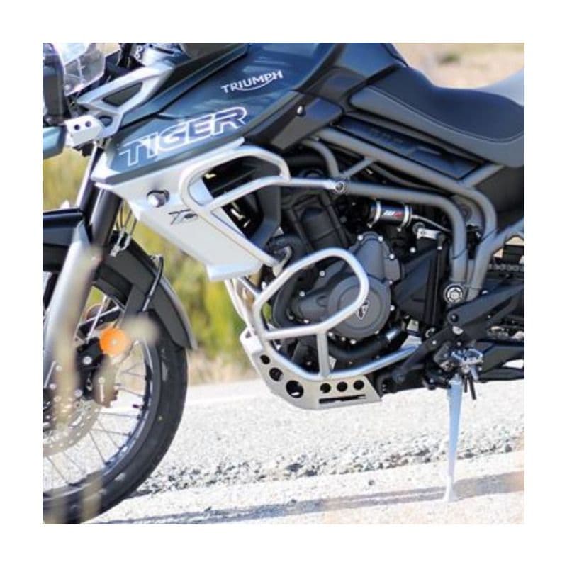 Cubre Carter Protector Motor Aluminio Tiger 800 Triumph
