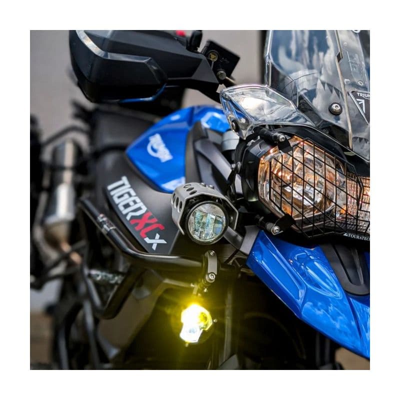 Kit Faros Luces Led Auxiliares Neblina Tiger 800 Triumph