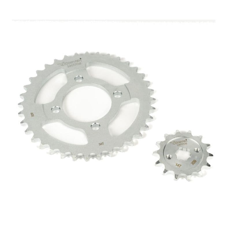 Kit Transmision Corona Piñon 36/14 Corven Mirage 110 R1 R2