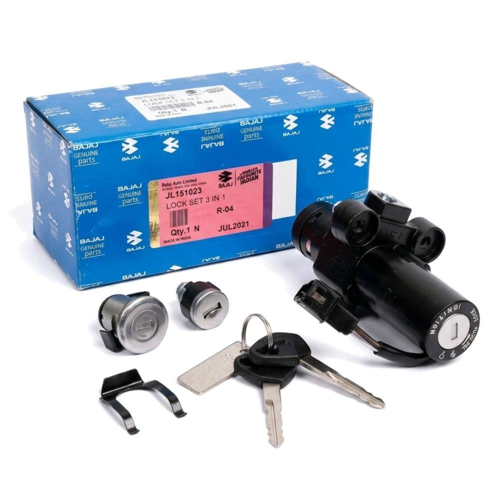 Kit Cerradura Tambor Bajaj Ns 200 Original