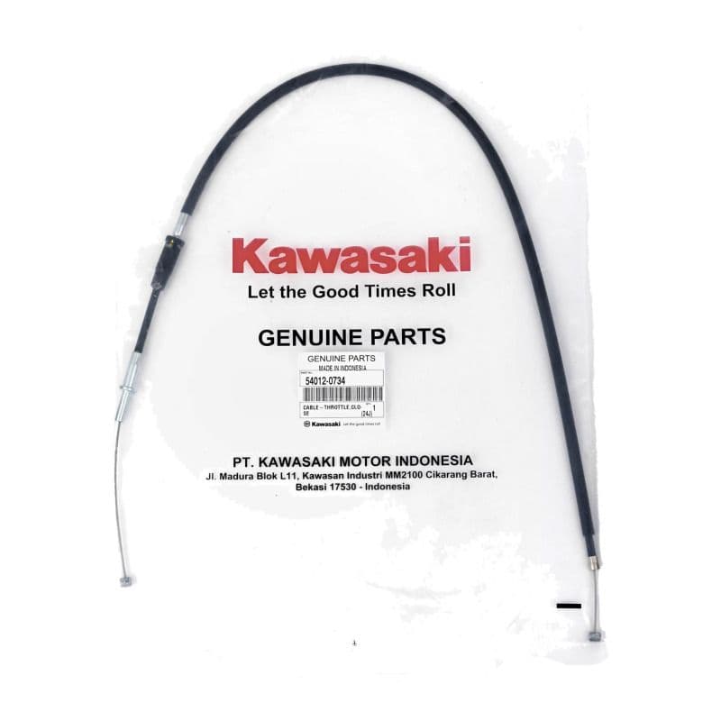 Cable De Acelerador Cierre Kawasaki Ninja 500 Original