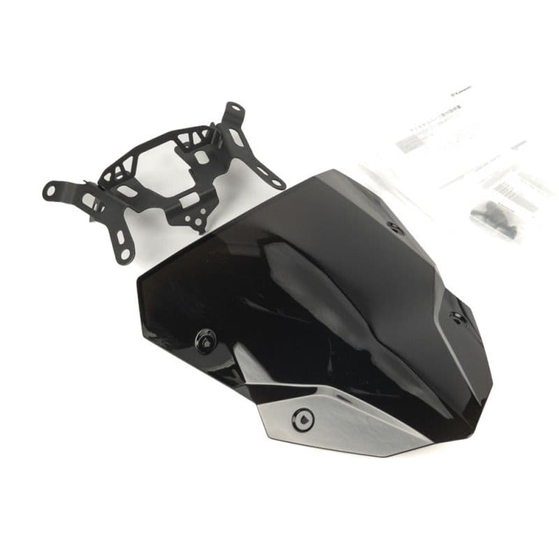 Parabrisas Largo Negro Kawasaki Z400 2019-2024 Original
