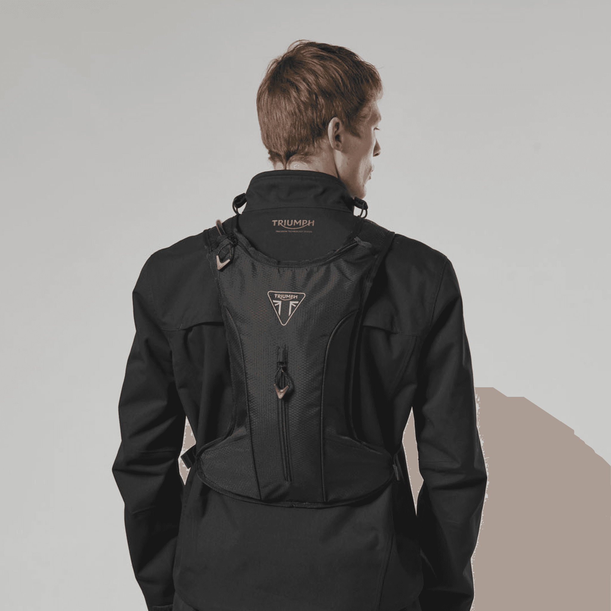 Mochila Hidratación Enduro Motocross 2l Negra Triumph
