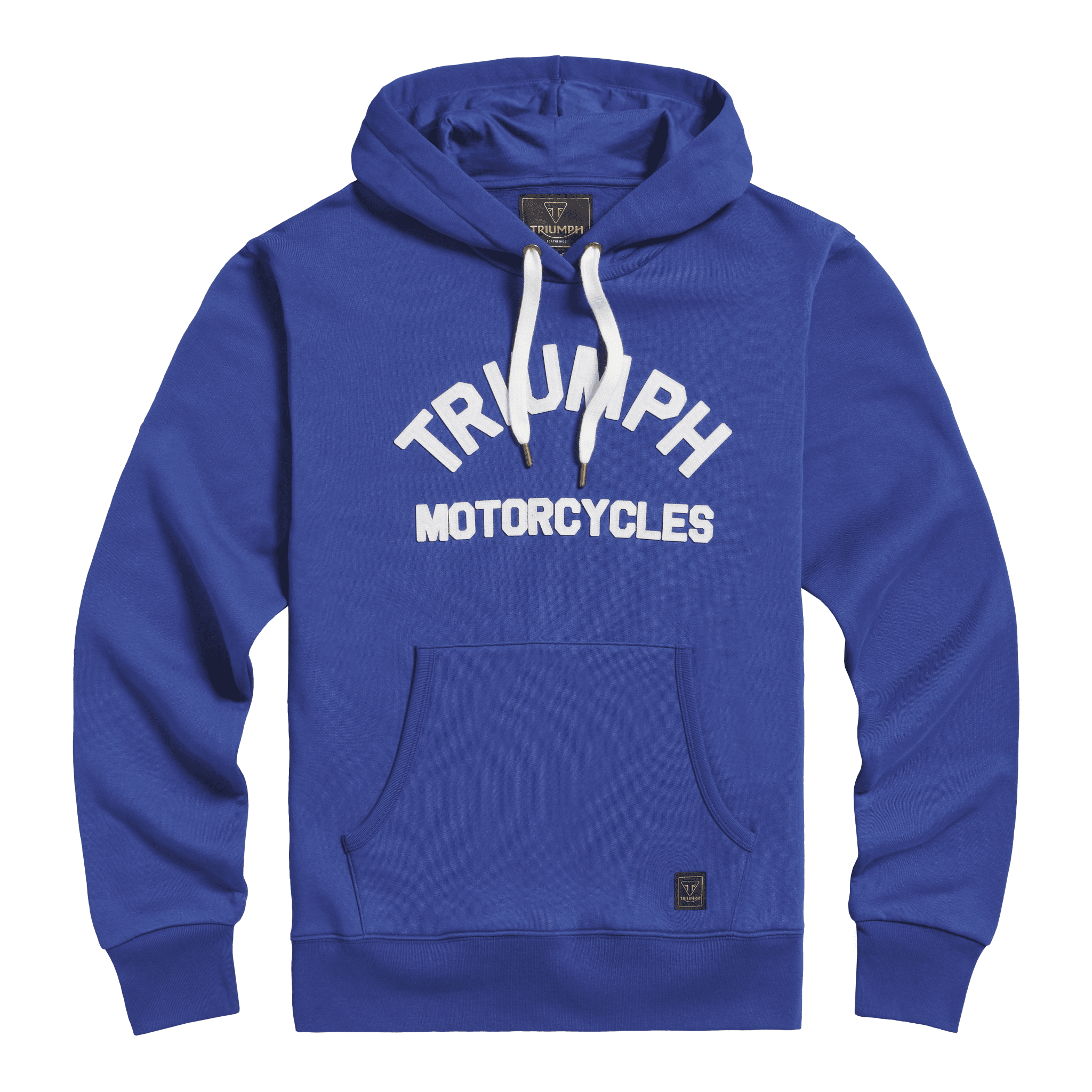 Buzo Hoodie Algodon Capucha Azul Carrick Triumph Original
