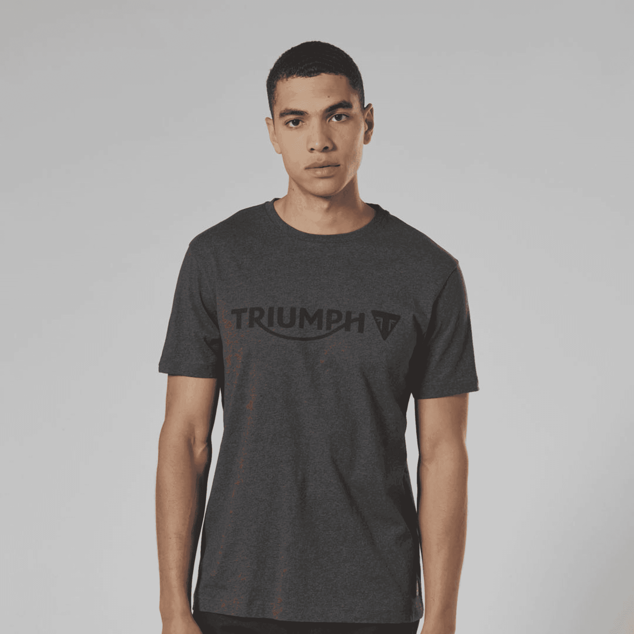Remera Algodon Hombre Negro Cartmel Triumph Original