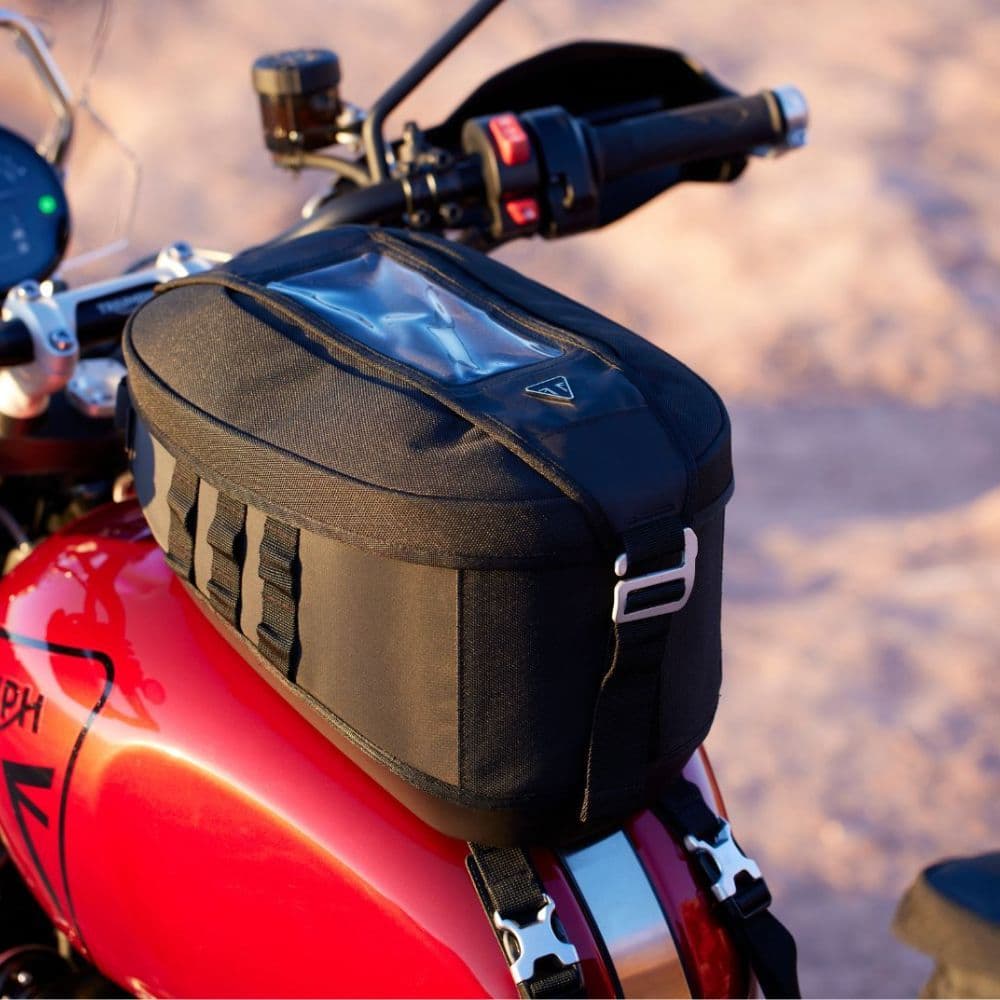 Bolso De Tanque Moto Negro Scrambler 400 X Speed 400 Triumph